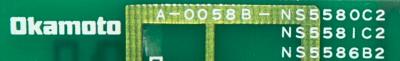 Okamoto A-0058B-NS5580C2 label image