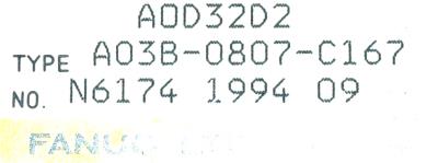 New Refurbished Exchange Repair  Fanuc PLC control A03B-0807-C167 Precision Zone