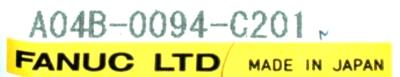 Fanuc A04B-0094-C201 label image