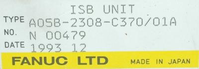 Fanuc A05B-2308-C370-01A label image