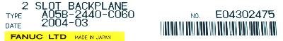 Fanuc A05B-2440-C060 label image