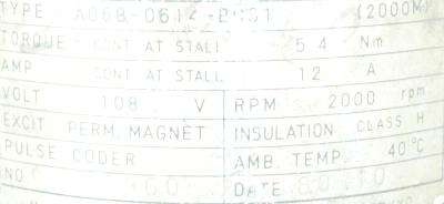 New Refurbished Exchange Repair  Fanuc Motors-DC Servo A06B-0614-B021 Precision Zone