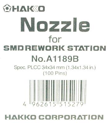 Hakko A1189B-HAKKO label image