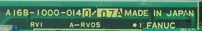 Fanuc A16B-1000-0140-07A label image