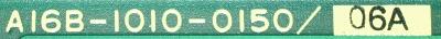 Fanuc A16B-1010-0150-06A label image