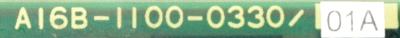 Fanuc A16B-1100-0330-01A label image