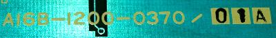 Fanuc A16B-1200-0370-01A label image