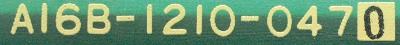 Fanuc A16B-1210-0470-03B label image
