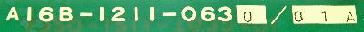 Fanuc A16B-1211-0630-01A label image