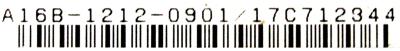 Fanuc A16B-1212-0901-17C label image