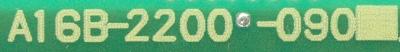 Fanuc A16B-2200-0900-06B label image