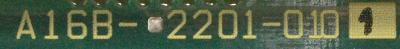 Fanuc A16B-2201-0101 label image