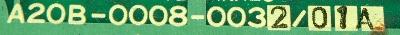Fanuc A20B-0008-0032-01A label image