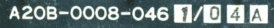 Fanuc A20B-0008-0461-04A label image