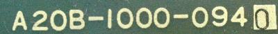 Fanuc A20B-1000-0940-04B label image