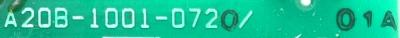 Fanuc A20B-1001-0720-01A label image