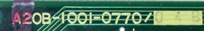 Fanuc A20B-1001-0770-04B label image
