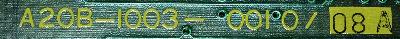 Fanuc A20B-1003-0010-08A label image