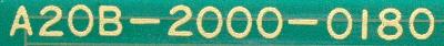 Fanuc A20B-2000-0180 label image