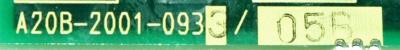 Fanuc A20B-2001-0933-05B label image