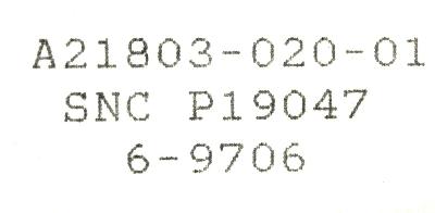 Yaskawa A21803-020-01 label image