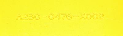 Fanuc A230-0476-X002 label image