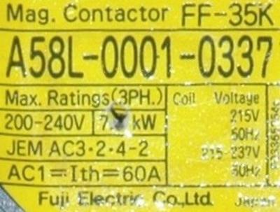 Fuji A58L-0001-0337 label image