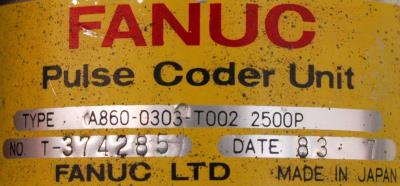 Fanuc A860-0303-T002 label image