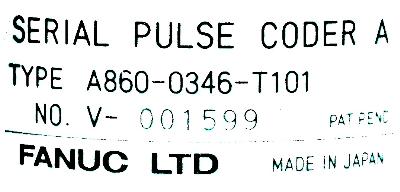 Fanuc A860-0346-T101 label image