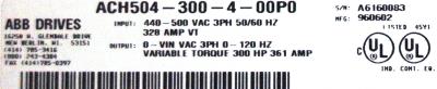 ABB ACH504-300-4-00P0 label image