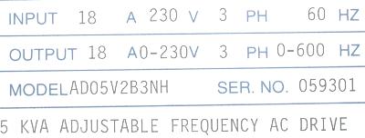 Sharnoa AD05V2B3NH label image