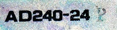 ELCO AD240-24P label image