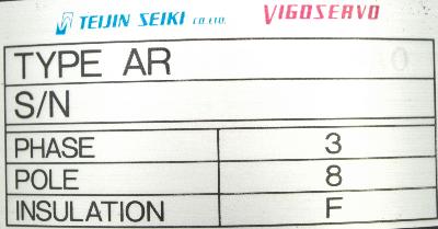 Teijin Seiki AR15B120-BAO label image