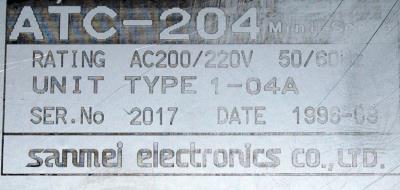 SANMEI ATC-204 label image