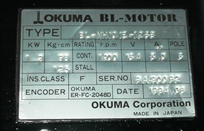 Okuma BL-MH101E-12SB label image