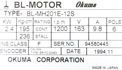 Okuma BL-MH201E-12S label image
