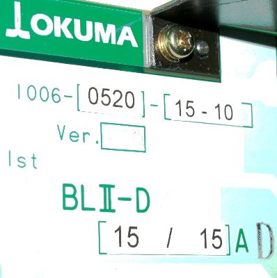 Okuma BLII-D15-15AD label image