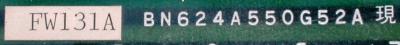 Mitsubishi BN624A550G52A label image