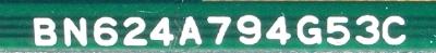 Mitsubishi BN624A794G53C label image