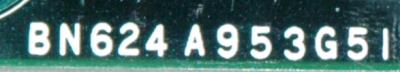 Mitsubishi BN624A953G51 label image
