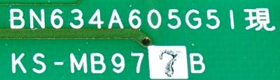 Mitsubishi BN634A605G51 label image