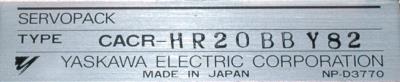 Yaskawa CACR-HR20BB-Y82 label image