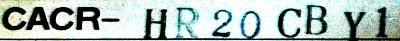 Yaskawa CACR-HR20CB-Y1 label image