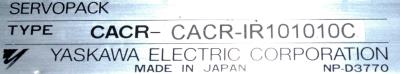 Yaskawa CACR-IR101010C label image