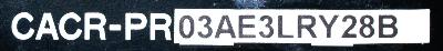 Yaskawa CACR-PR03AE3LR-Y28B label image