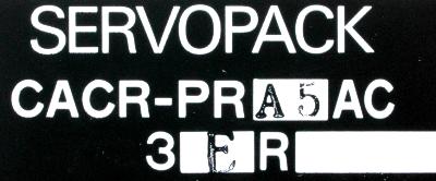Yaskawa CACR-PRA5AC3ER label image