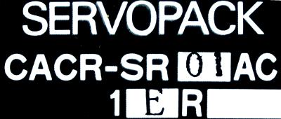 Yaskawa CACR-SR01AC1ER label image