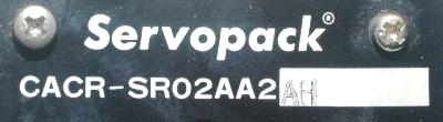 Yaskawa CACR-SR02AA2AH label image