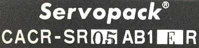 Yaskawa CACR-SR02AB1ER label image