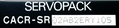 Yaskawa CACR-SR02AB2ER-Y105 label image